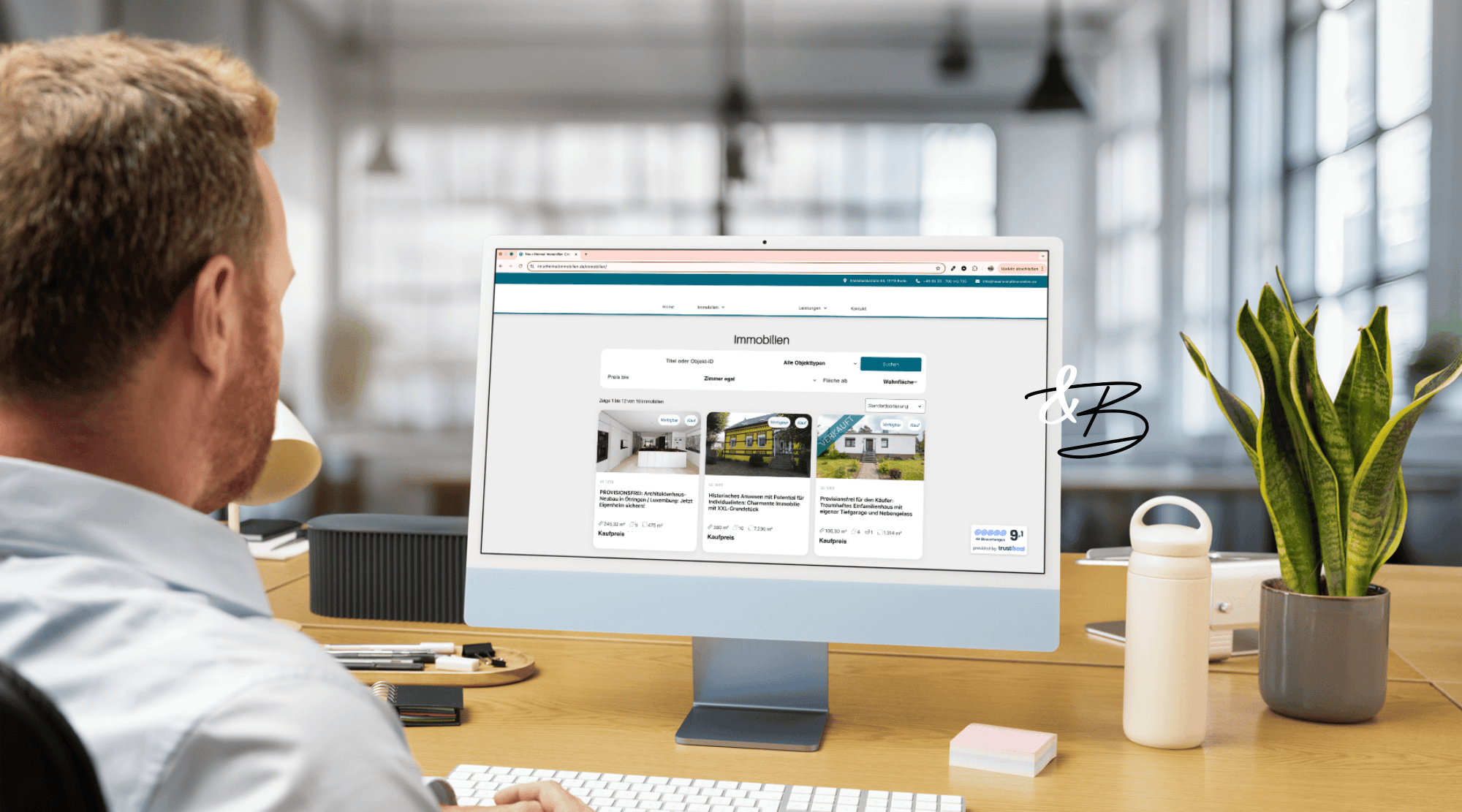 Immobilien-Unternehmen – Website & Propstack-Integration