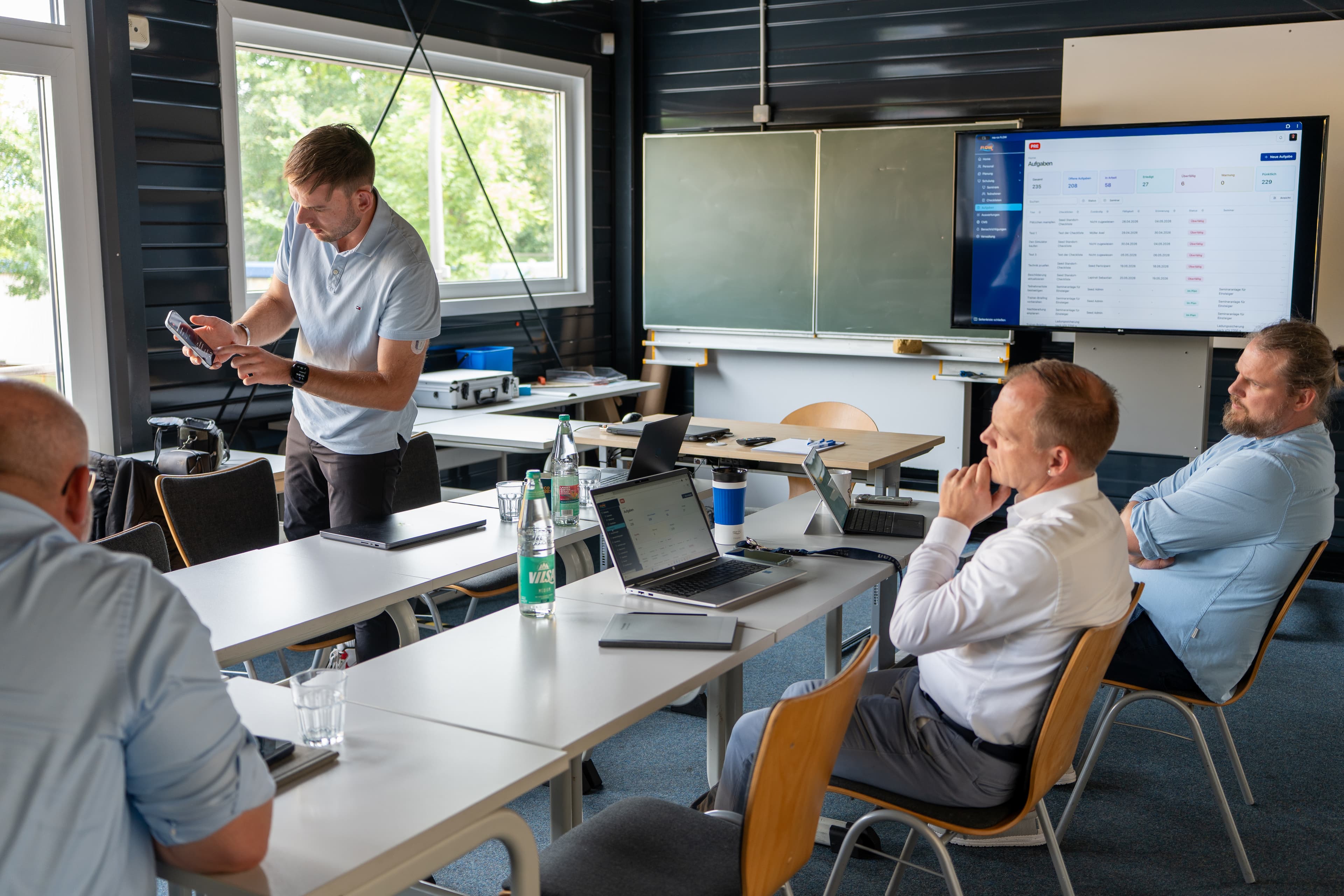 Workshop bei ma-co: Übergang in die Testphase