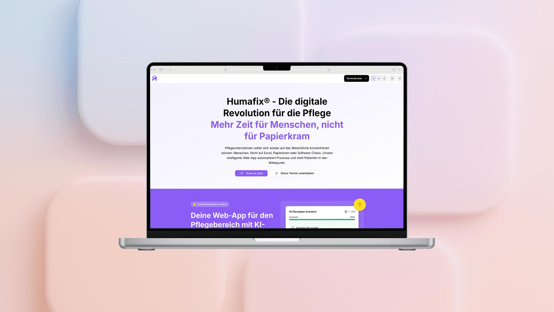 Humafix® ist live – Digitale Revolution für die Pflegebranche